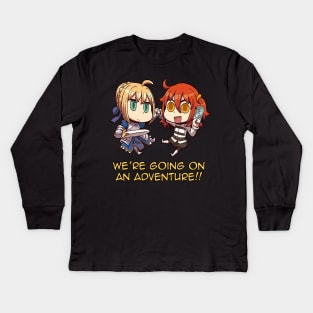 Master and saber Kids Long Sleeve T-Shirt